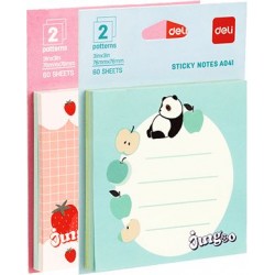DELI ΧΑΡΤΙΑ ΣΗΜΕΙΩΣΕΩΝ ΑΥΤΟΚΟΛΛΗΤΑ BLISTER 30 ΦΥΛΛΑ 76x76mm JUNGOO ΜΠΛΕ